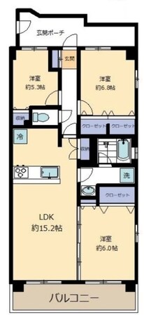 ハイホーム久米川の物件間取画像